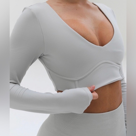 Lazuli label crop top in green - Picture 13 of 16